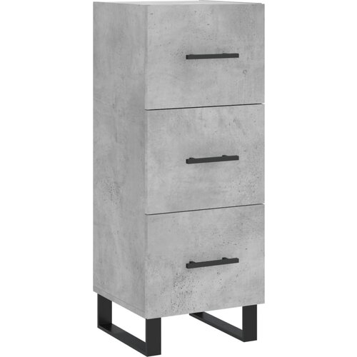 Maison Chic Komoda - Predalnik betonsko siva 34,5x34x90 cm inženirski les, (21718425) Slike