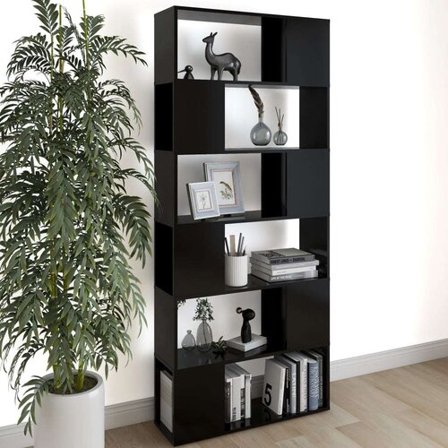 vidaXL ormarić za knjige / sobna pregrada crni 80x24x186 cm od iverice Cijene
