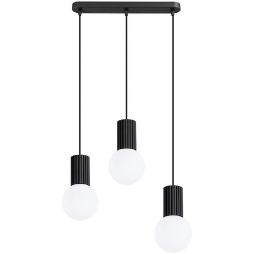 Sollux Lighting Viseča svetilka HALO 3L črna, (5000352143) Cene