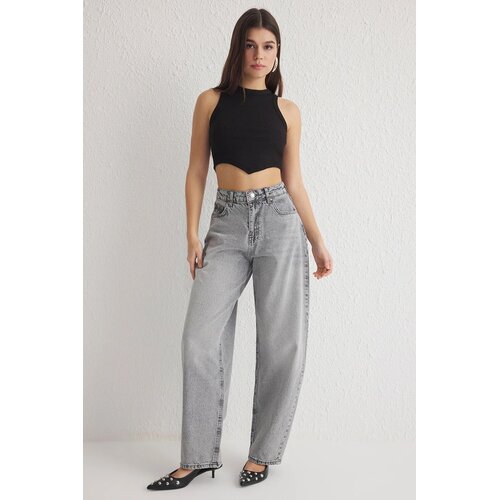 TRENDYOLMILLA muške pantalone Twoss25Je00063, siva Cene