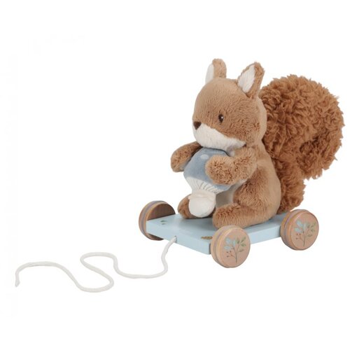 Little Dutch® Forest Friends Pull Along Squirrel vlečna igrača 18 m+ Blue 1 kos Cene