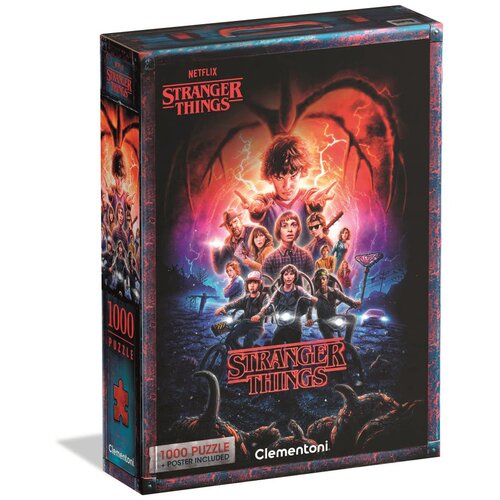 Puzzle 1000 NETFLIX STRANGER THINGS Poster Clementoni 39713 Slike