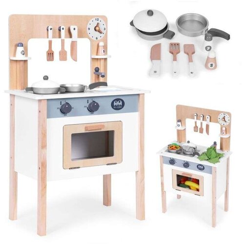 ECO TOYS Ecotoys Dečija kuhinja sa 8 dodataka, rernom, slavinom i sudoperom ( HM232569 ) Slike