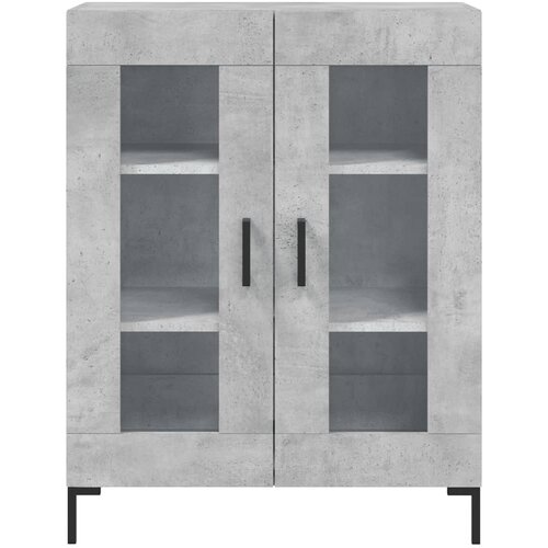 Komoda siva boja betona 69,5x34x90 cm od konstruiranog drva Slike