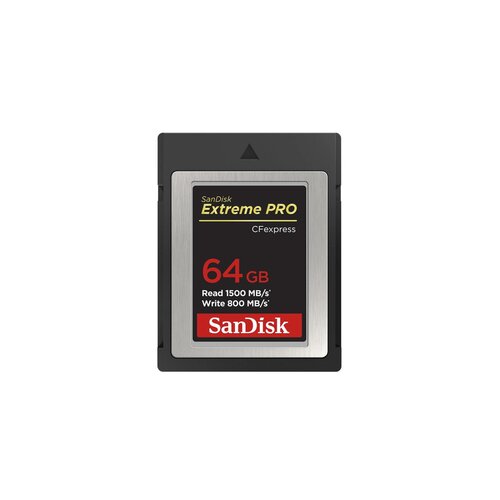 Sandisk memorijska kartica extreme pro cfexpress card type b, 64GB, 1500MB/s read, 800MB/s write Slike
