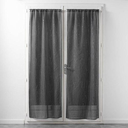 Douceur d intérieur Antracitno sive prozirne zavjese u setu 2 kom 70x200 cm Filiane – Cijene