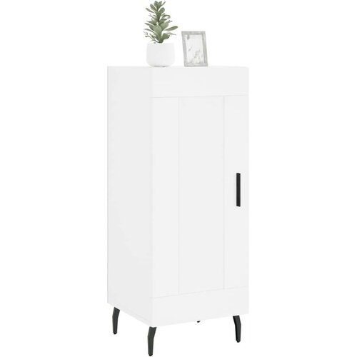 vidaXL Komoda bela 34,5x34x90 cm inženirski les Cene