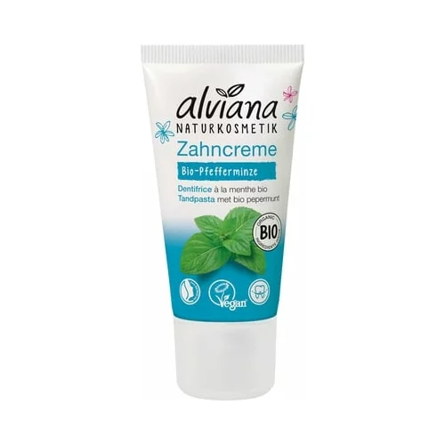 Alviana Naturkosmetik Pasta za zube - bio-menta - 20 ml