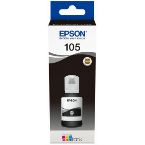 Epson C13T00Q140 105 eco-tank pigment black ink bottle Slike