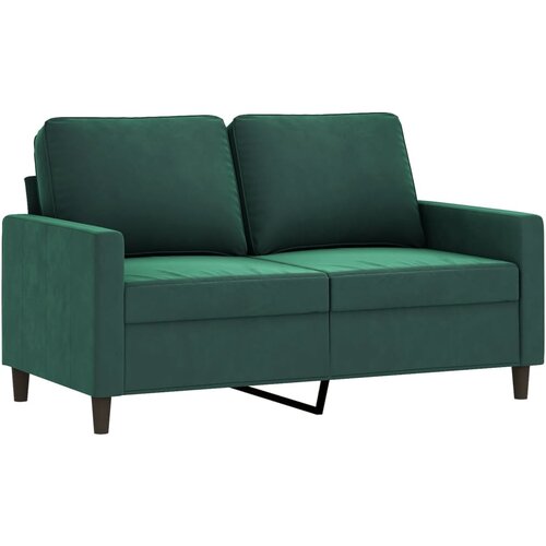 Maison Chic Dvosed kavč - Sofa - Kanape temno zelen 120 cm žamet, (21727320) Cene