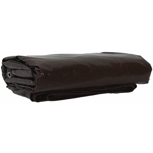 VidaXL Cerada 650g / m&amp;sup2; Smeđa 4 x 8 m Platno s PVC premazom Slike