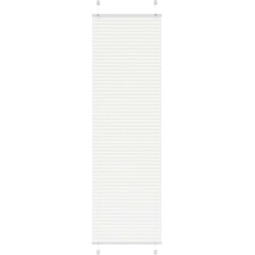 VidaXL Plisirana roleta bijela 55x200 cm &amp;scaron;irina tkanine 54,4 cm Slike