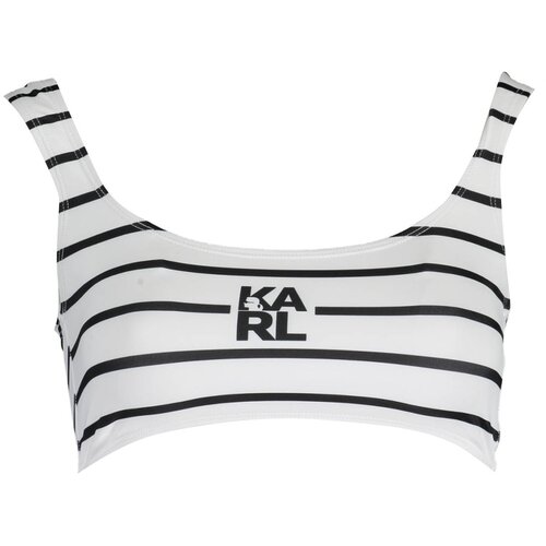 KARL LAGERFELD BEACHWEAR SWIMSUIT TOP WOMAN WHITE Cene
