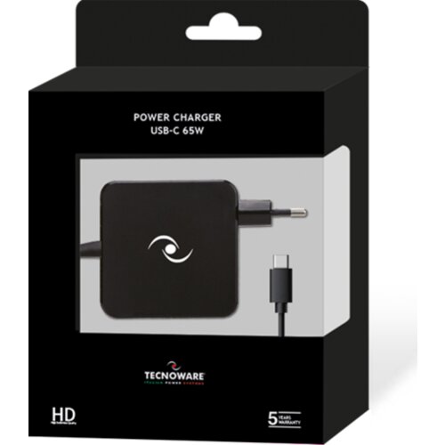Tecnoware univerzalni napajalnik usb-c 65W s power delivery funkcijo FAU17563 Slike