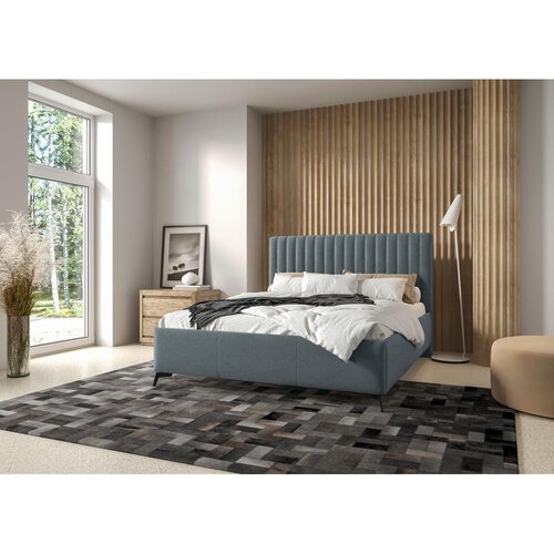 Hom`in OBLAZINJENA POSTELJA 180 cm x 200 cm , tekstil antracit Slike