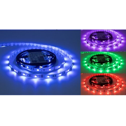 Mitea Lighting SMD LED traka 6.5W/1m 12V RGB IP20 set 50m kotur 30 LED/1m MLR-5050-30-ML Slike
