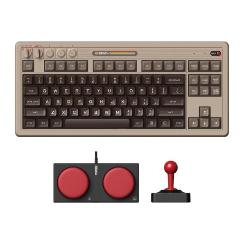 8BitDo Bežična tastatura Retro 87/mehanička/ Commodore 64 Edition + Dual Super Buttons + Super Stick Cene
