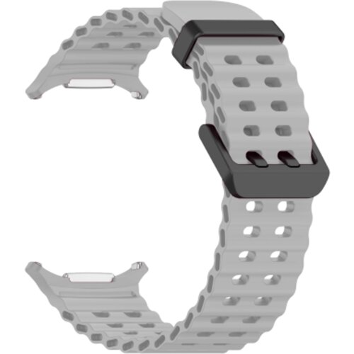 Chameleon Silikonski pa&amp;scaron;ček za Samsung Galaxy Watch Ultra, svetlo siv Slike