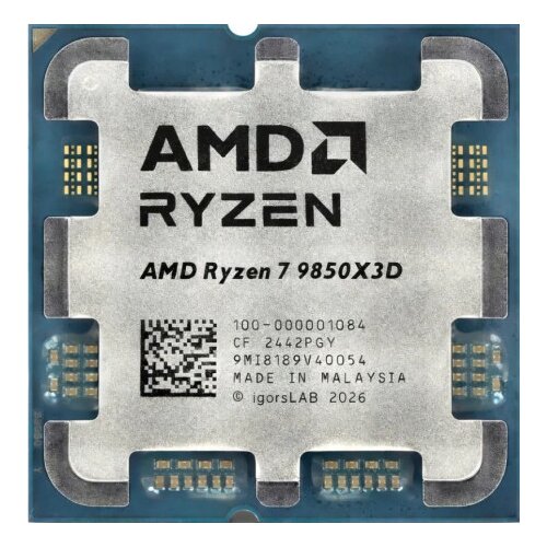 AMD Ryzen 7 9850X3D tray Cene