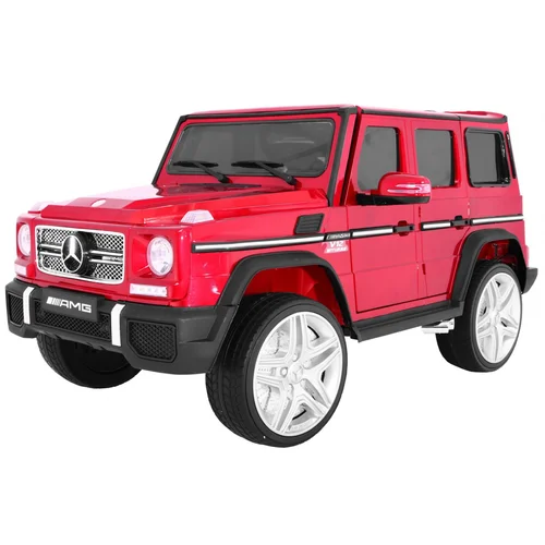  Licencirani auto na akumultor Mercedes G65 2 4G - crveni/lakirani