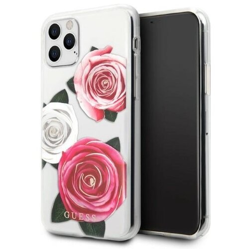 Guess HARDCASE ZA IPHONE 11 PRO PROZOREN FLOWER DESIRE PINK, (21834161) Cene