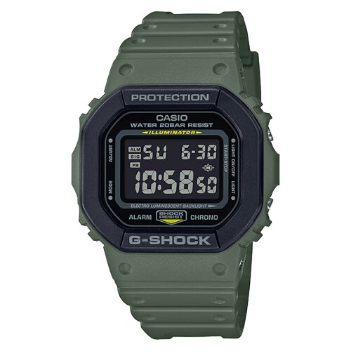 Casio muški digitalni sat DW-5610SU-3 maslinasti Cene
