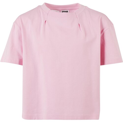 Urban Classics Kids Girls Organic Oversized Pleat Tee girlypink Slike