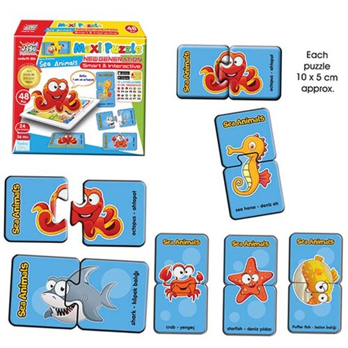 Akar Jagu toys Puzle Maxi Morski Svet Jagu 48 delova 391556 Cene