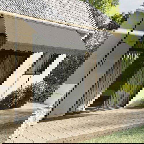VidaXL Tenda na uvlačenje antracit 350 x 150 cm od tkanine i čelika Slike