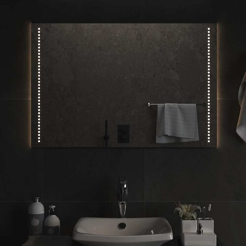  LED kupaonsko ogledalo 90x60 cm Slike