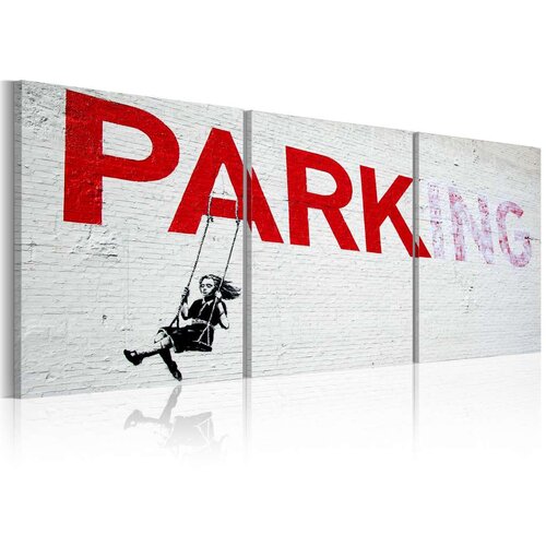  Slika - Girl on a swing (Banksy) 60x30 Slike