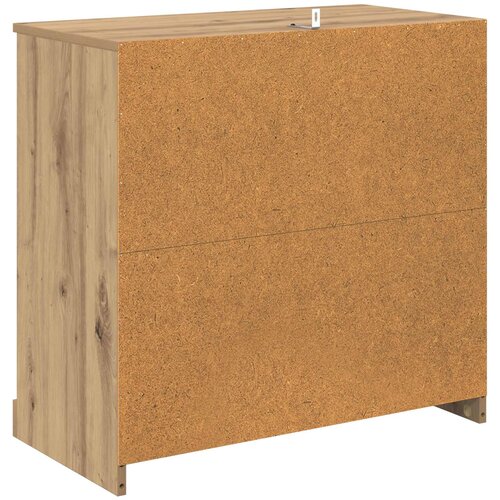  Kreveta Umjetnički hrast 70 x 35,5 x 67,5 cm Konstruirano drvo Slike