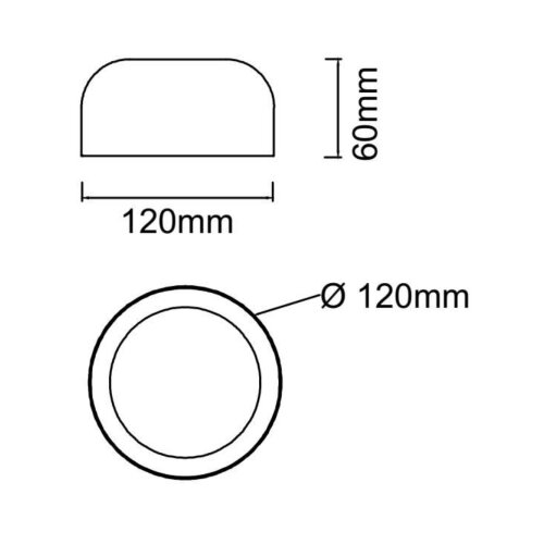 Open Design OR85891-LED Plafonsko svetlo CEDRONE LED/8W/230V CCT prečnika 12 cm crno Slike