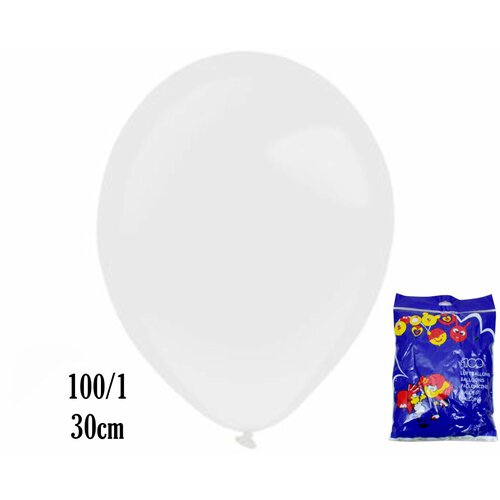 baloni beli 30cm 100/1 383747 Slike