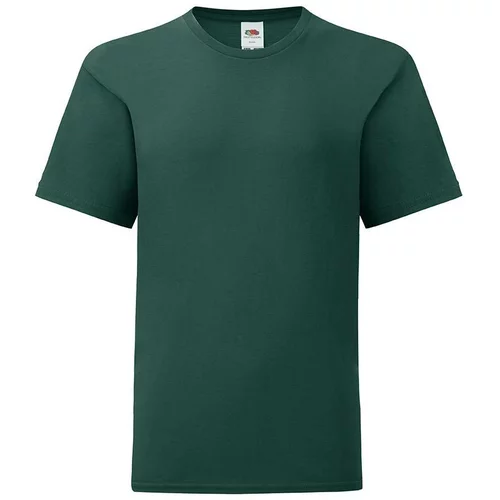 Fruit Of The Loom Green children's t-shirt in combed cotton