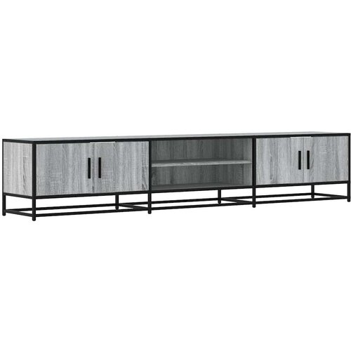 Maison Chic TV omarica - TV enota - Televizijska omarica siva sonoma 210x35x41 cm inženirski les, (21699407) Slike