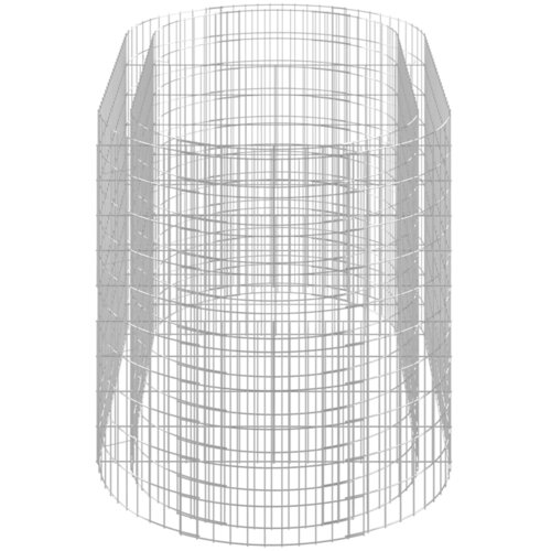  Gabionska povi&amp;scaron;ena gredica od pocinčanog željeza 200x100x100 cm Slike