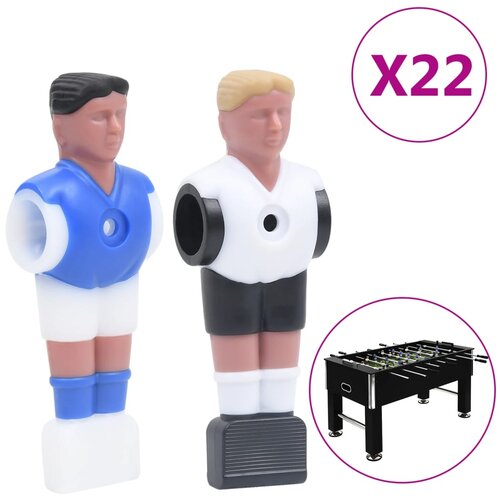 vidaXL Igralci za namizni nogomet za 15,9 mm palice 22 kosov Cene