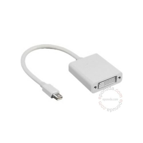 Fast Asia adapter Mini DisplayPort (M) - DVI-I Dual Link (F) White adapter Slike