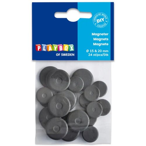 Playbox PlayBox: Magnetni diski 15-20mm, 24 kosov Cene