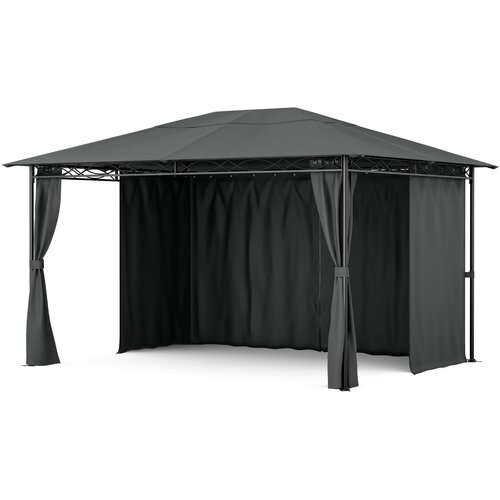 Blumfeldt Gazebo Mondo 3x4 s kovinskim okvirjem in 4 stranskimi stenami Cene