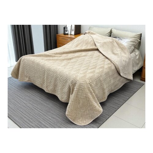  Ćebe Merinos 220x240cm A9 Kocka Krem boja ( VLK000396-A9kocka ) Slike