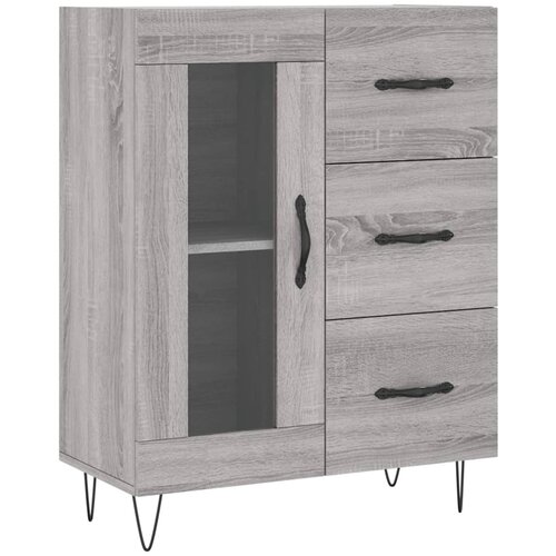 Maison Chic Komoda - Predalnik siva sonoma 69,5x34x90 cm inženirski les, (21717866) Slike
