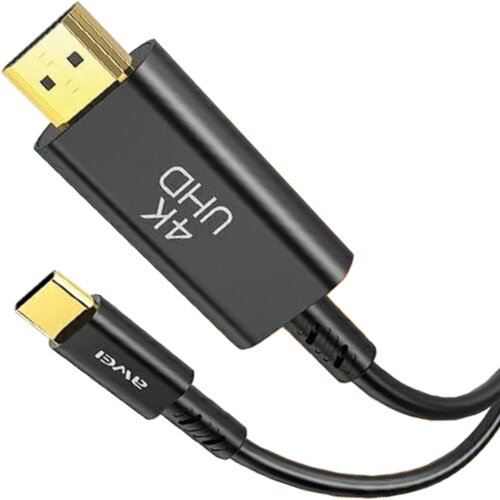Awei CL-212T USB-C NA HDMI KABEL 4K 30HZ ČRNO ČRN ZA TELEFON, (22006840) Cene