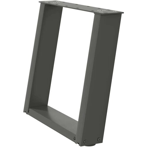  Noge stolića za kavu U-oblika 2 kom antracit 50x(42-43)cm čelik Slike