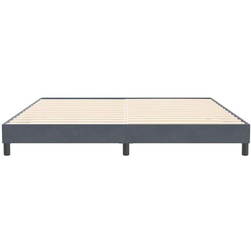 Box spring krevet bez madracem tamnosivi 200x210 cm bar&amp;scaron;unasti Slike