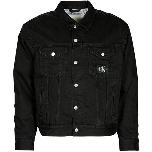 Calvin Klein Jeans GENDERLESS PADDED DENIM JACKET Crna Slike