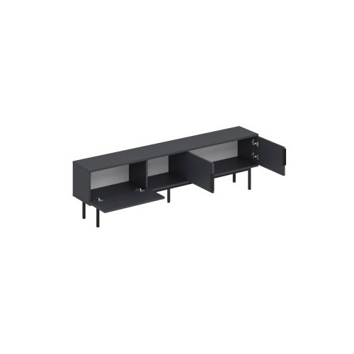 Hanah home TV komoda Ramsey, 180x50x29,6 cm, antracit boja Slike