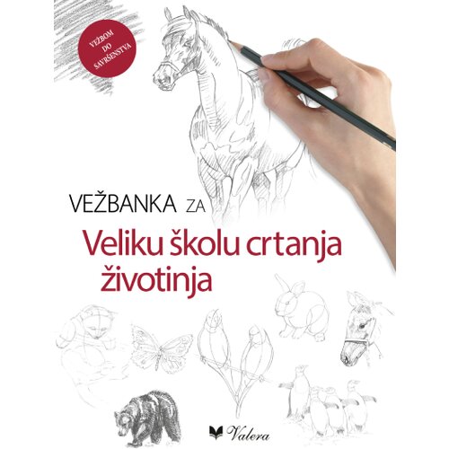 Valera Walter Foster - Vežbanka za Veliku &amp;scaron;kolu crtanja životinja Slike