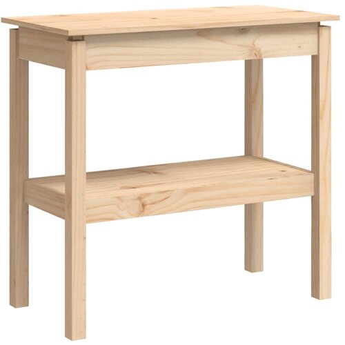 Maison Chic konzolna miza - miza ob steni 80x40x75 cm trdna borovina, (21786044) Slike
